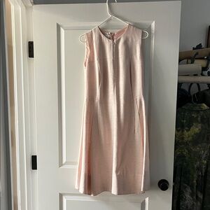 Akris Punto Light Pink Sleeveless Midi Dress